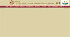 Desktop Screenshot of munnarcateringcollege.edu.in
